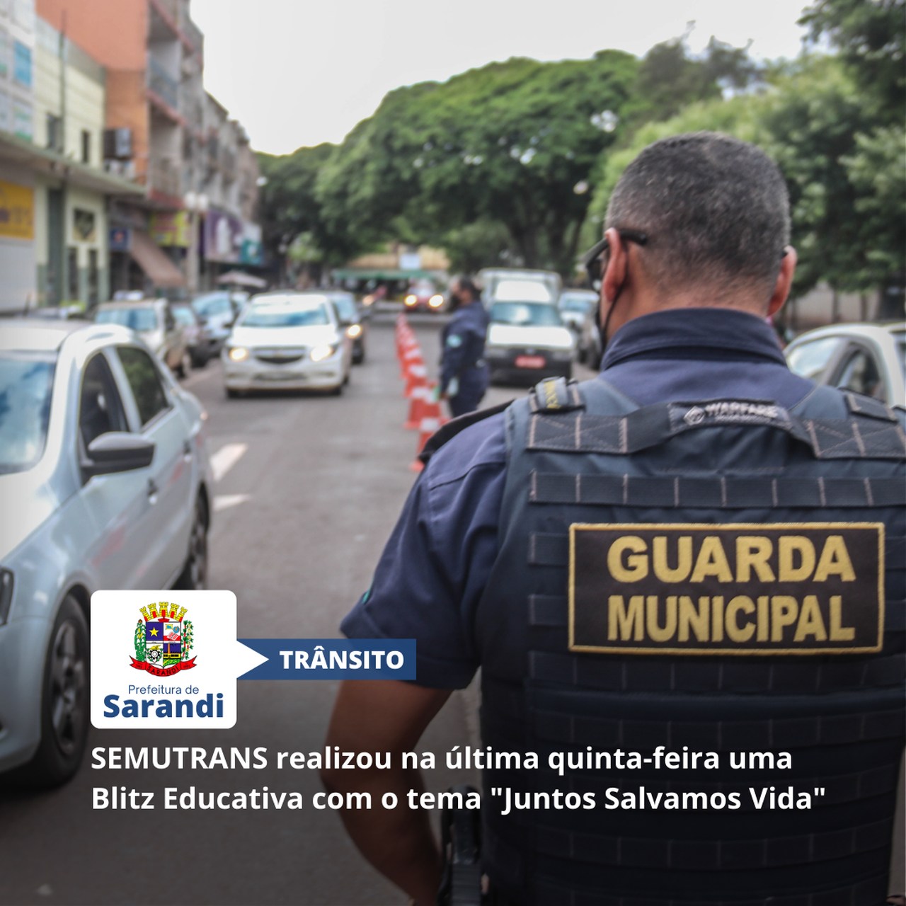 SEMUTRANS realizou na última quinta-feira uma Blitz Educativa com o tema 